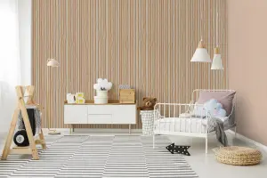 Galerie Great Kids Bronze Smooth Glitter Stripes Wallpaper Roll