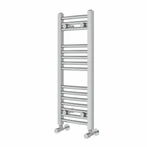 Right Radiators 800x300 mm Curved Heated Towel Rail Radiator Bathroom Ladder Warmer Chrome