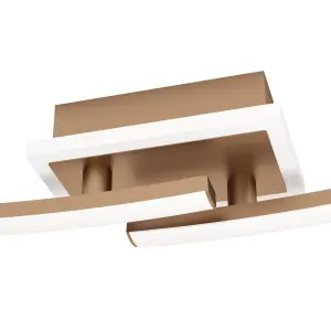 EGLO Lungolago Bronze Steel Minimalist Ceiling Light 901219