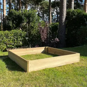 Wooden Raised Vegetable Bed (122cm x 18cm)