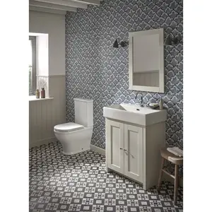 Newton 700mm Freestanding Unit & Basin Linen White