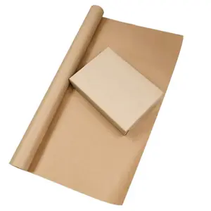 Multipurpose Brown Kraft Paper Roll 600x100mm Rolls For Packing Gifts Arts & Crafts