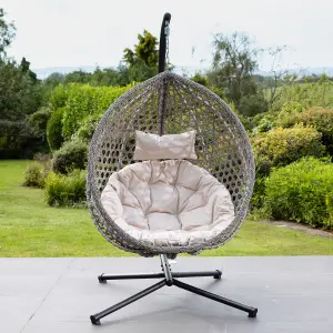 Ibstone Swing Egg Pod Chair - Cream