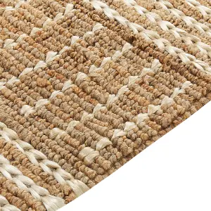 Jute Area Rug 160 x 230 cm Beige KAMBERLI