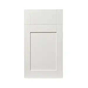 GoodHome Alpinia Painted Matt ivory wood effect Shaker Door & drawer 400mm