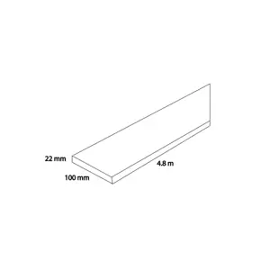 PACK OF 15 (Total 15 Units) - 22mm x 100mm Green Treated Board - 4800mm Length