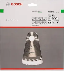 Bosch Professional Optiline Wood Circular Saw Blade - 165 x 20/16 x 1.7 mm, 36 Teeth