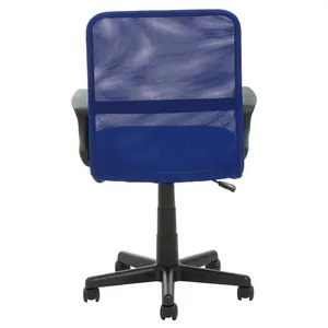 Interiors by Premier Stratford Dark Blue Home Office Chair