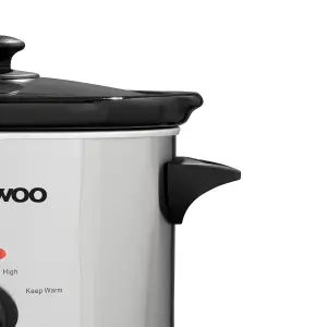 Daewoo 3.5 Litre Slow Cooker 210W Efficient Dishwasher Safe SDA1364GE