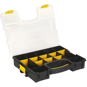 15 Compartment Storage Case for Tools and Components - 370 x 280 x 67mm