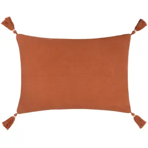 furn. Dharma Tufted 100% Cotton Polyester Filled Cushion