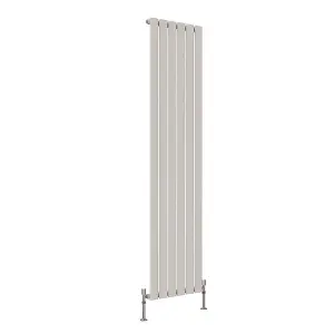 Vertical White Single Flat Panel Radiator (H) 1800 mm x (W) 408 mm, 3284 BTU.