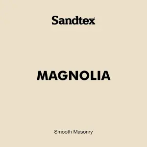 Sandtex Ultra smooth Magnolia Masonry paint, 5L