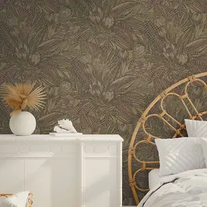 Alchemy Wallpaper Collection Susara Ochre Holden 65820