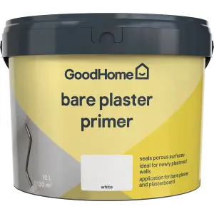 GoodHome White Wall & ceiling Primer & undercoat, 10L