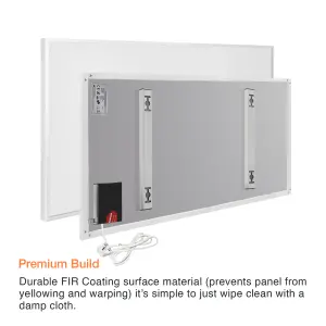 Mirrorstone 700W NXT Gen Infrared Heating Panel For Ceiling Installation (With Suspension Kit)