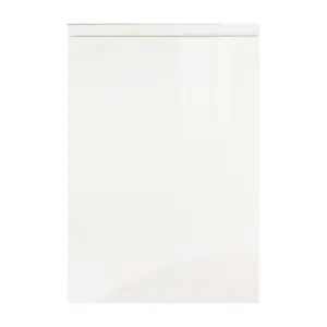 Kitchen Kit J-Pull Sample Kitchen Unit Cabinet Door 396mm - Super Gloss White