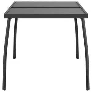 Berkfield Garden Table Anthracite 110x80x72 cm Steel Mesh