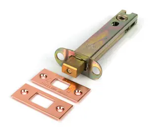 From The Anvil Polished Bronze 5" Heavy Duty Tubular Deadbolt