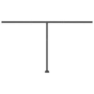 Berkfield Freestanding Manual Retractable Awning 450x300 cm Anthracite