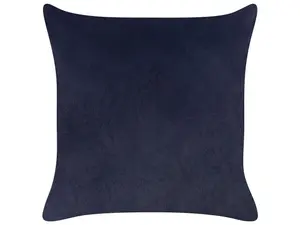 Set of 2 Cushions MARULA Velvet 45 x 45 cm Animal Black