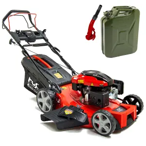 Petrol Lawn Mower Wolf Fox 4 Blades 560E 22" 56cm Electric Start Self Propelled