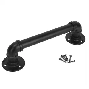 EAI - Handrail Kit Pipe Type Grabrail 25mm Tube - 300mm No Centre Support - Black