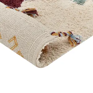 Cotton Area Rug 160 x 230 cm Multicolour DUZCE