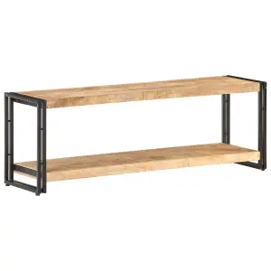 Berkfield TV Cabinet 120x30x40 cm Rough Mango Wood