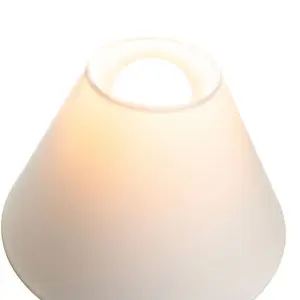 Traditional 14 Cream Cotton Coolie Lampshade Suitable for Table Lamp or Pendant