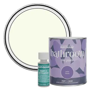 Rust-Oleum Apple Blossom Satin Bathroom Tile Paint 750ml