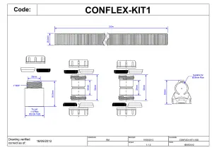 McAlpine CONFLEX-KIT1 Flexible Condensate Pipe Kit