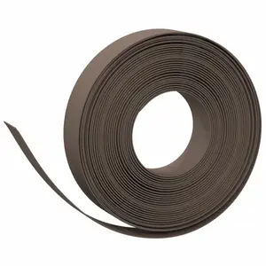 Asyra Polyethylene Plastic Lawn Edging Brown / 10cm H x 100cm W