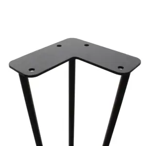 AFIT Matt Black 710mm 3 Pin Hairpin Leg - Single Leg