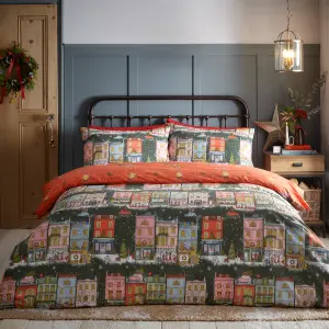 furn. Christmas Spirit Festive Reversible Duvet Cover Set