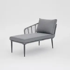 Erica Garden L-Shape Sofa Set, Grey