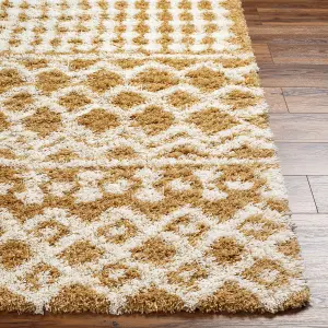 NOUR Boho Shaggy Area Rug 130 x 170 cm