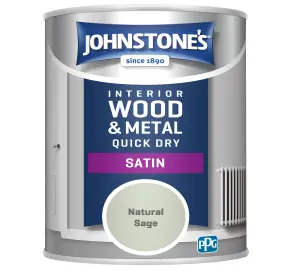 Johnstone's Quick Dry Satin Natural Sage 750ml