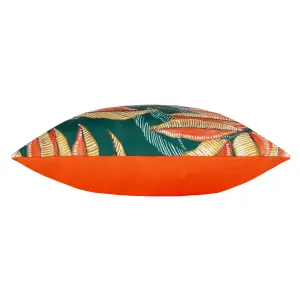 Wylder Tropics Ebon Wilds Akia Tropical UV & Water Resistant Outdoor Polyester Filled Cushion