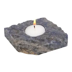 Something Different Sodalite Tealight Holder Grey/Purple (One Size)