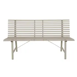 Garden Trading Richmond Outside Inside Park Bench Seat Clay Metal Steel