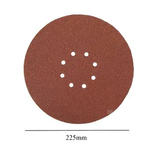 20 x Hook and Loop 225mm Sanding Disc Sheets 80 Grit Palm Sander Orbital Pads