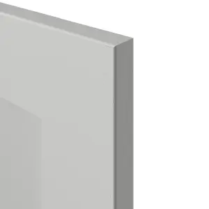 Tydeman Matt grey Shaker 70:30 Larder/fridge freezer Cabinet door (W)600mm (H)1287mm (T)20mm