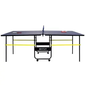 6ft9in 3/4 Junior Folding Table Tennis Table - Bats, Balls & Net