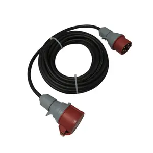 3 Phase Extension Lead 10M (450V 5 Pin Hook Up Cable 16A Heavy Duty Extension)