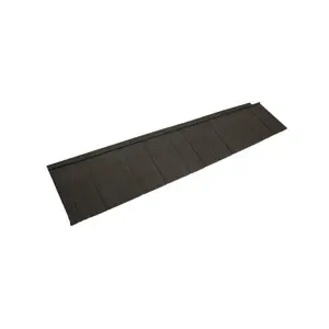 PACK OF 20 (Total 20 Units) - Shingle 450 Classic Small Riven Slate Profile Metal Roof Tile - 1335mm (W) x 300mm (L) - Ebony