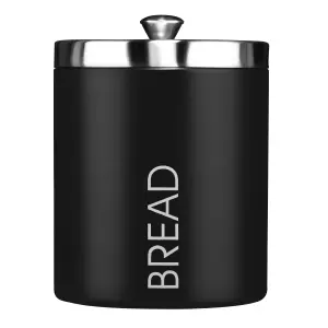 Maison by Premier Black Enamel Bread Bin