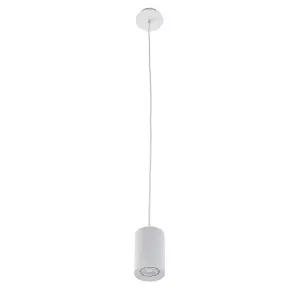 Luminosa Modern Hanging Pendant White 1 Light  LED, GU10