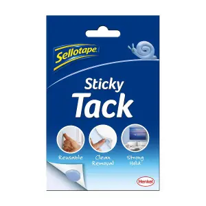 Sellotape Sticky Tack for Home & Office, Reusable Blue Tack Adhesive, 45g, 5pack