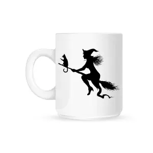 Grindstore Witch Silhouette Mug White (One Size)